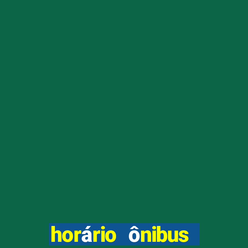 horário ônibus 122 sjc